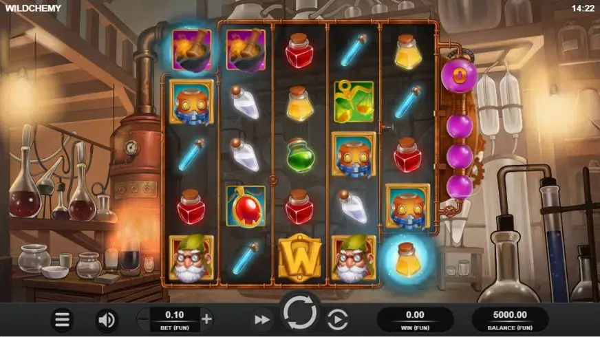 Wildchemy slot screenshot 1