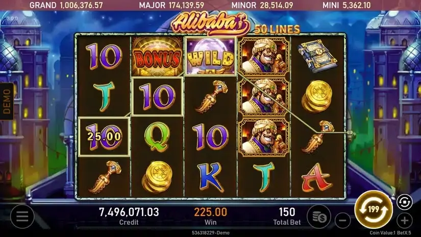 Alibaba slot screenshot 2