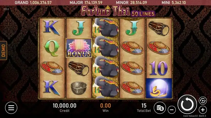 Fortune Thai slot screenshot 
