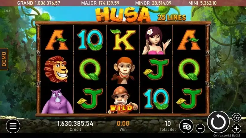 Husa slot screenshot 1