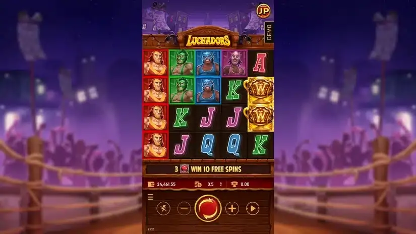 Luchadors slot screenshot 1