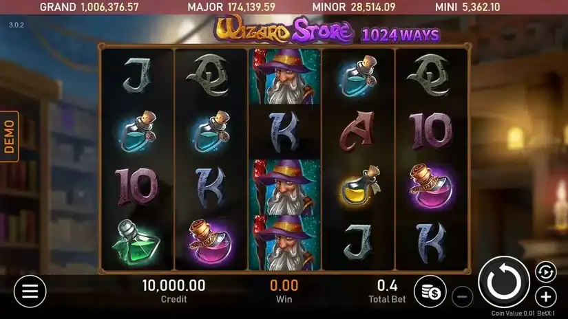 Wizard Store slot screenshot 2