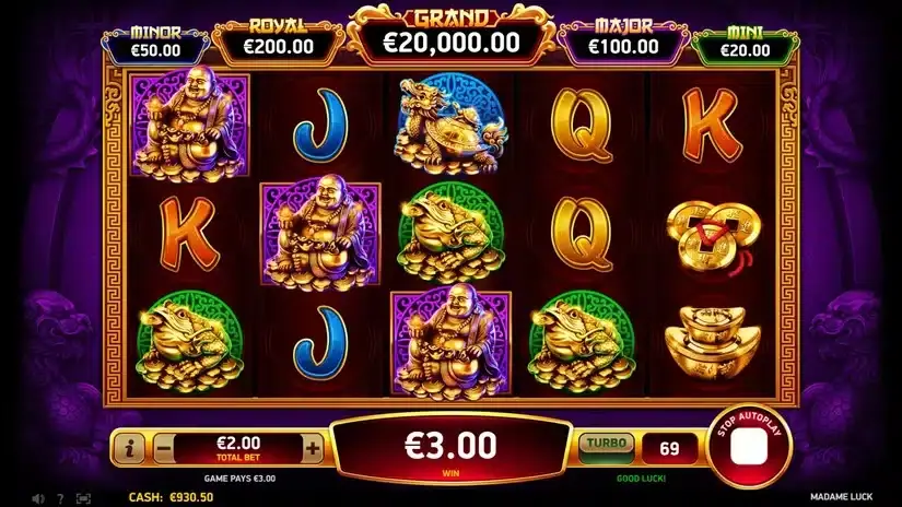 Madame Luck slot screenshot 3