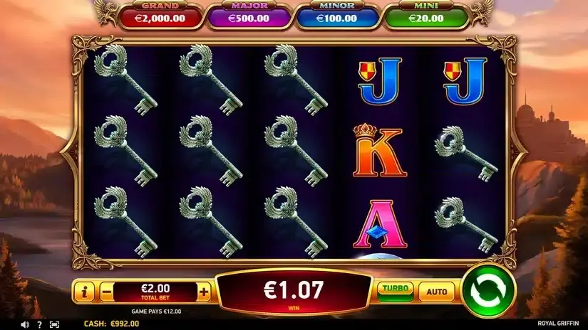 Royal Griffin slot screenshot 2
