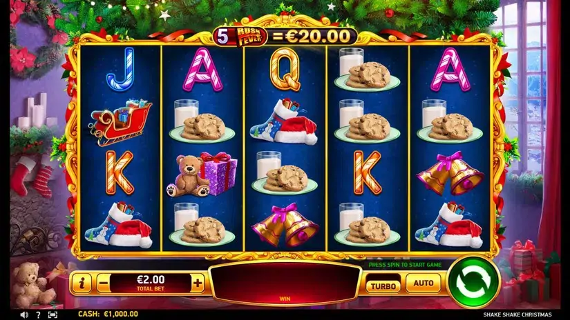 Shake Shake Christmas slot screenshot 1