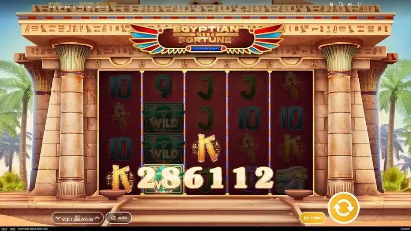 Egyptian Mega Fortune slot screenshot 3