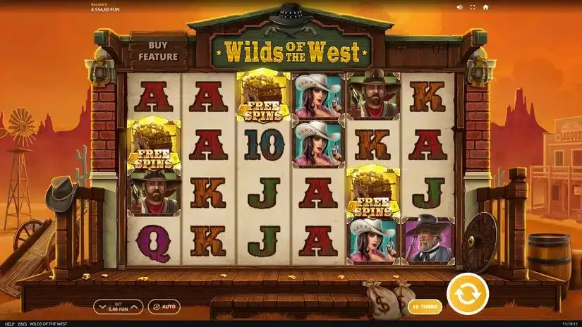 Wilds of the West slot screenshot 4