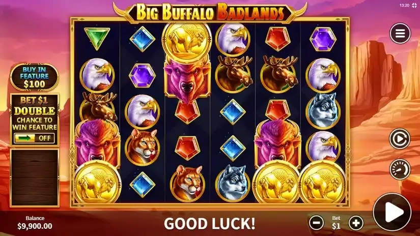 Big Buffalo Badlands slot screenshot 2