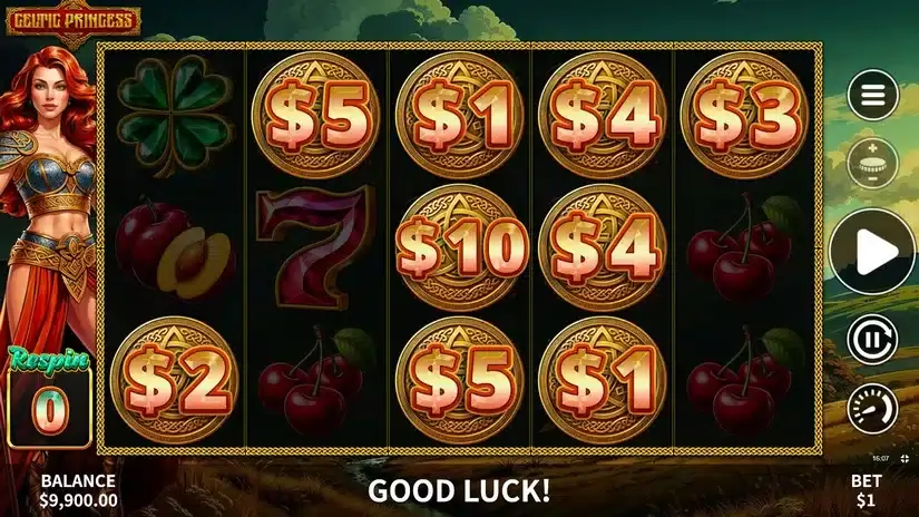 Celtic Princess slot screenshot 4