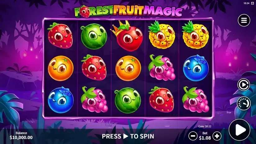 Forest Fruit Magic slot screenshot 