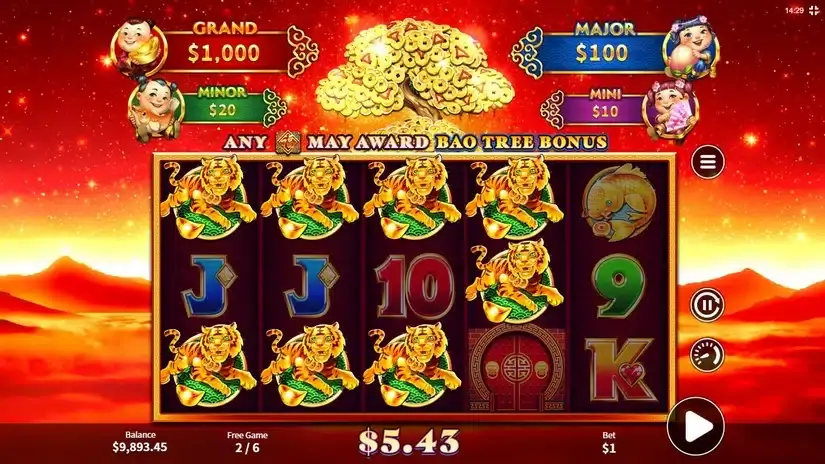 Heavenly Gold slot screenshot 4