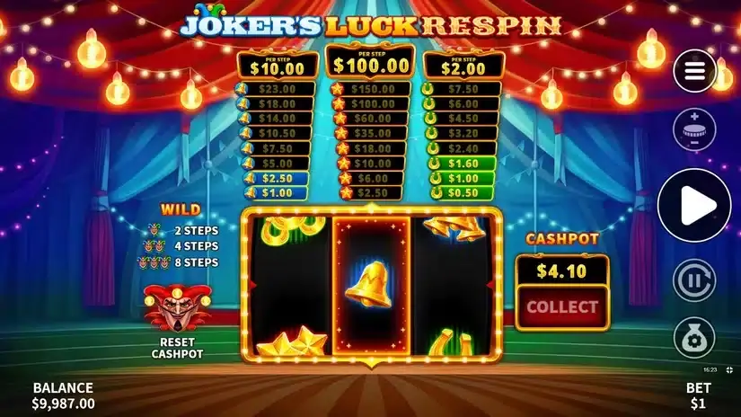 Joker’s Luck Respin slot screenshot 3