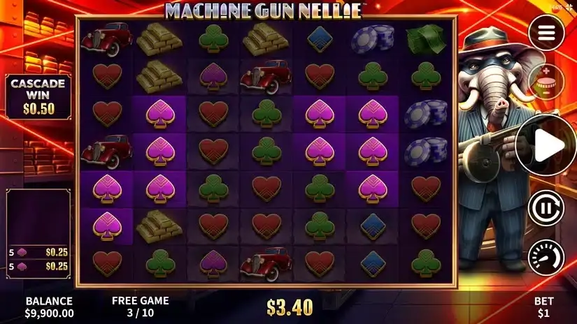 Machine Gun Nellie slot screenshot 4
