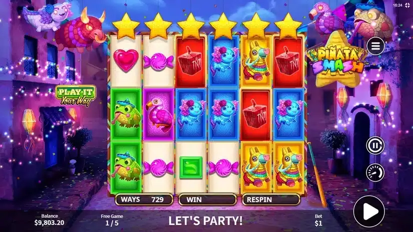 Piñata Smash slot screenshot 4