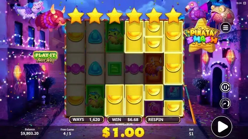 Piñata Smash slot screenshot 5