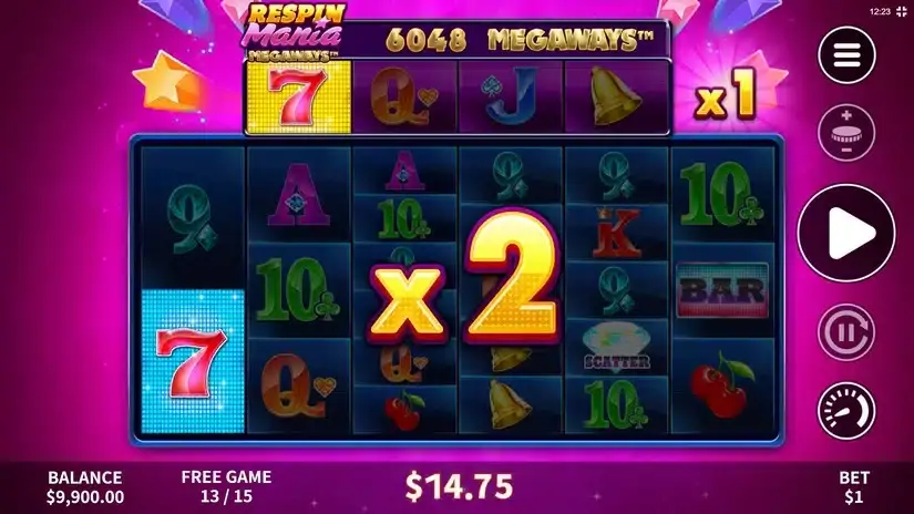 Respin Mania Megaways slot screenshot 5