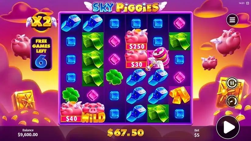 Sky Piggies slot screenshot 4