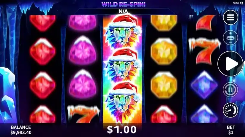 Super Lion Xmas slot screenshot 3
