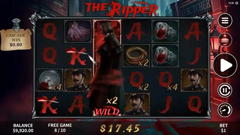 The Ripper slot screenshot 