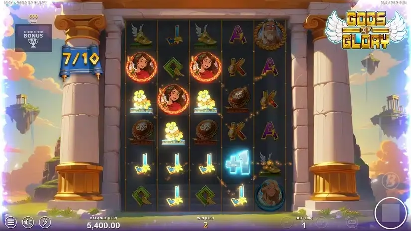 Gods of Glory slot screenshot 4