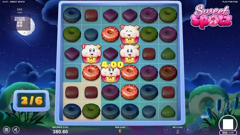 Sweet Spotz slot screenshot 3