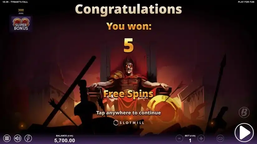 Tyrant’s Fall slot screenshot 3