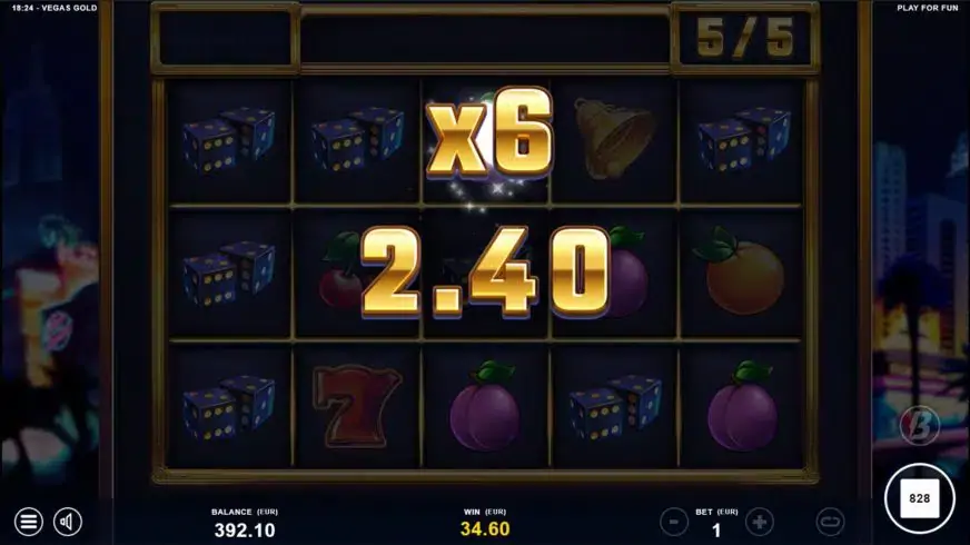Vegas Gold slot screenshot 8