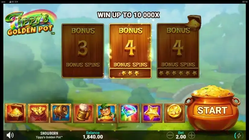 Tippy’s Golden Pot slot screenshot 3