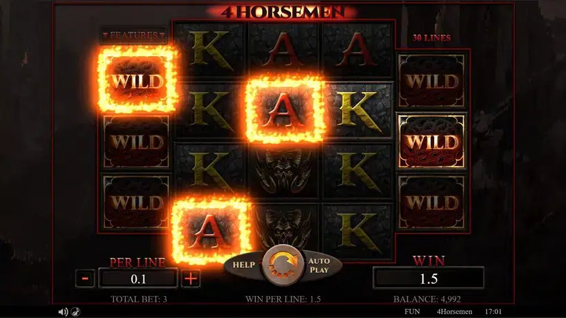 4 Horsemen slot screenshot 5