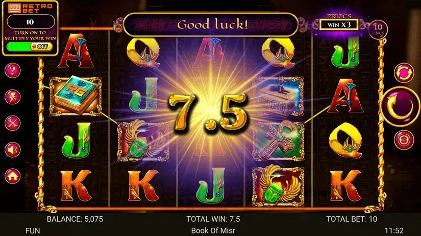 Book Of Misr slot screenshot 2