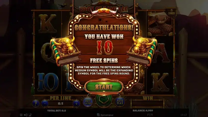 Book Of Rampage Reloaded slot screenshot 3