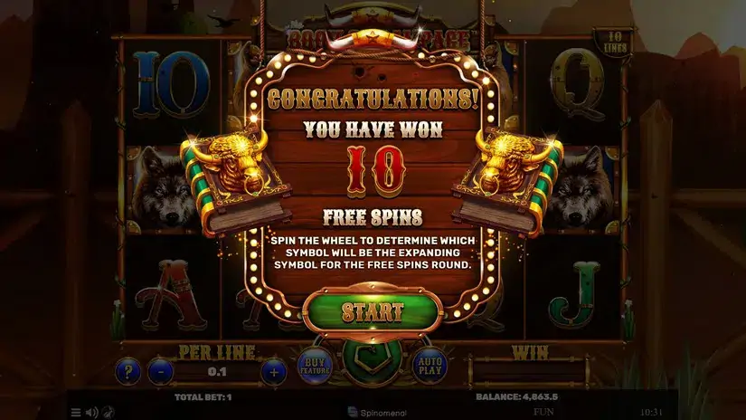 Book Of Rampage slot screenshot 4