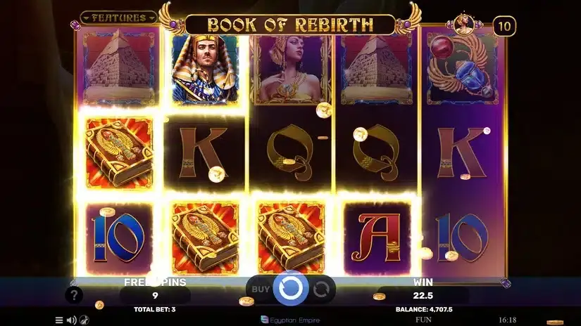 Book Of Rebirth slot screenshot 