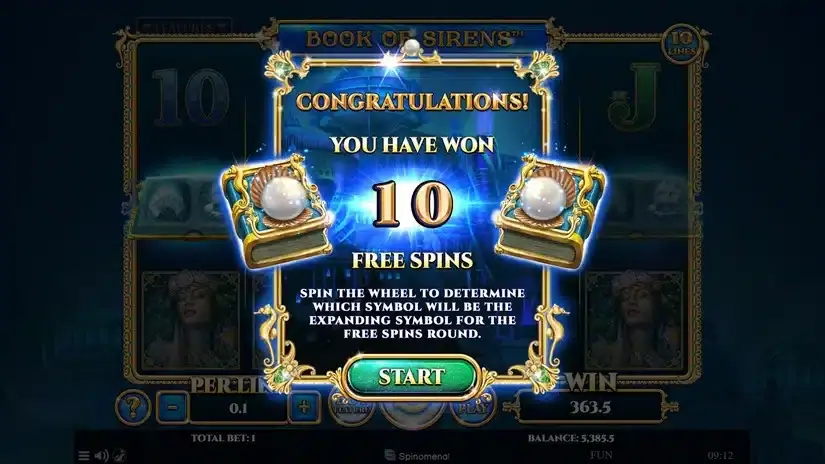 Book Of Sirens slot screenshot 4