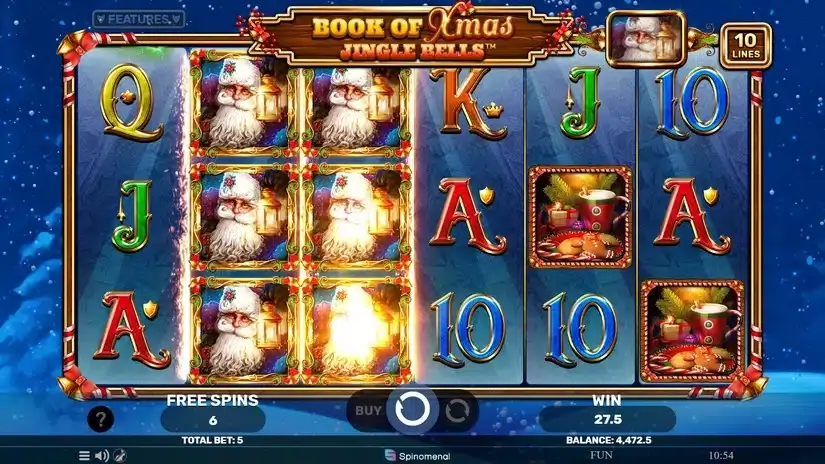 Book of Xmas Jingle Bells slot screenshot 4