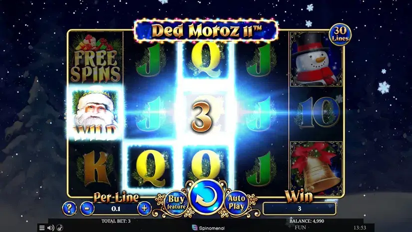 Ded Moroz 2 slot screenshot 3