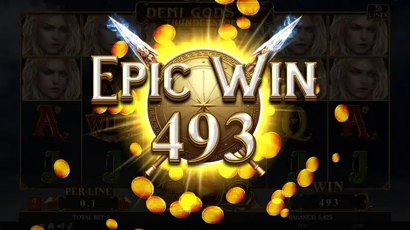 Demi Gods IV Thunderstorm slot screenshot 6