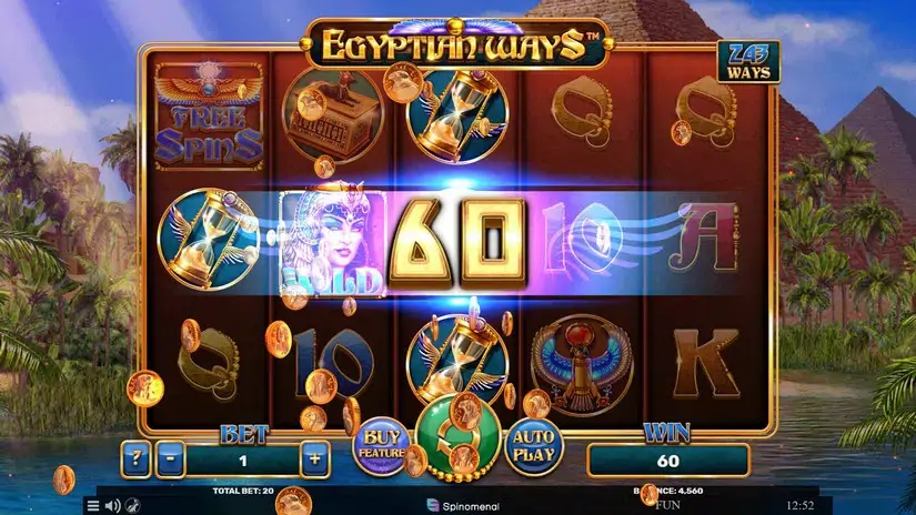 Egyptian Ways slot screenshot 2