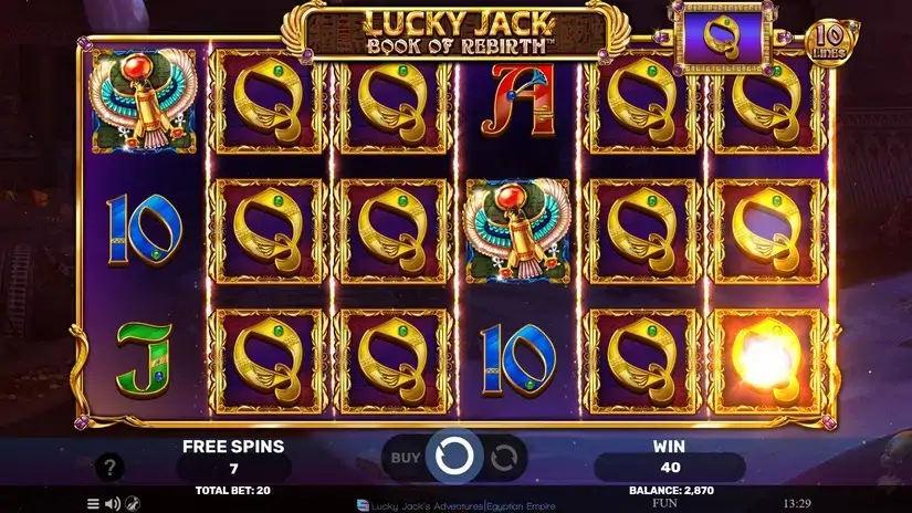 Lucky Jack – Book Of Rebirth slot screenshot 4