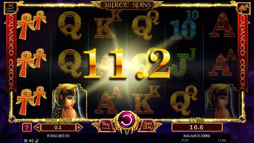 Nights of Egypt Expanded Edition slot screenshot 5