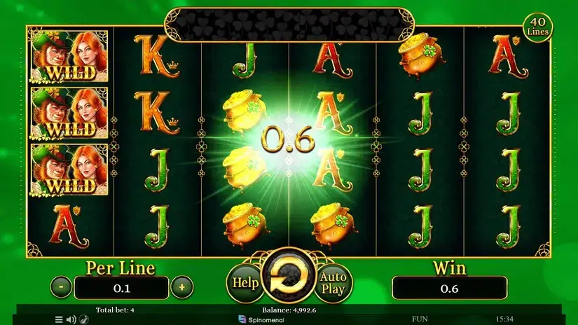 Patrick’s Collection 40 Lines slot screenshot 2