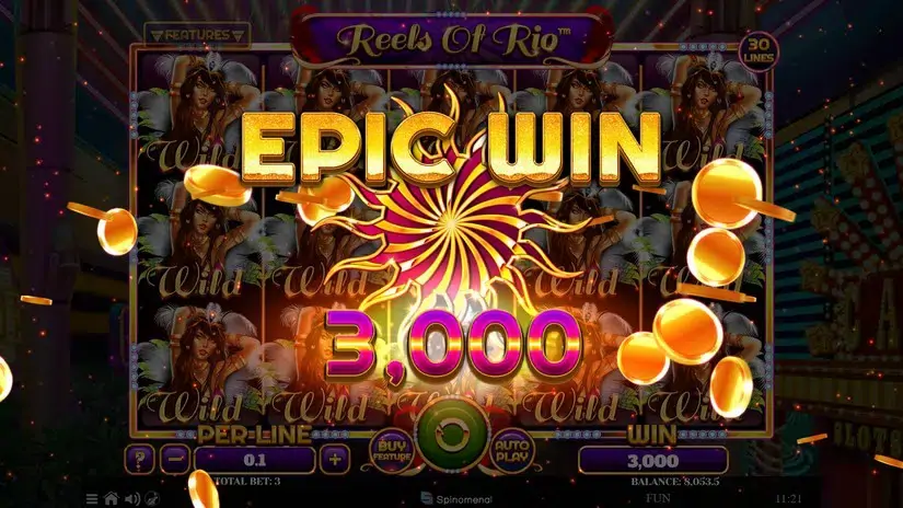 Reels Of Rio slot screenshot 9