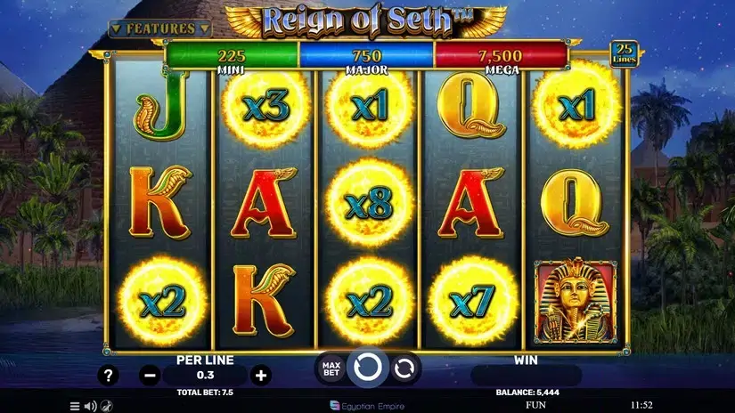 Reign of Seth slot screenshot 4