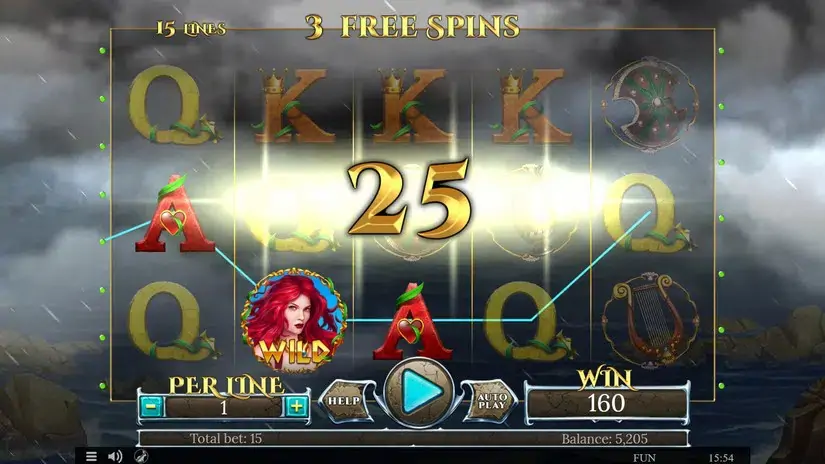 Sirens Treasures 15 Lines Edition slot screenshot 6