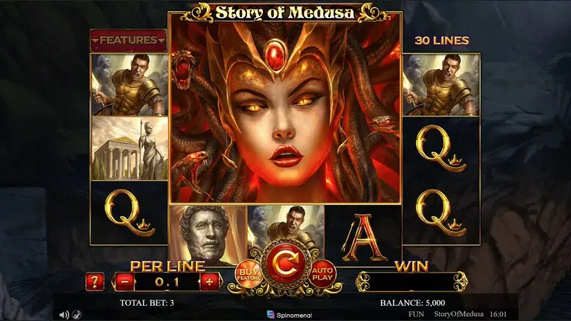Story Of Medusa slot screenshot 1