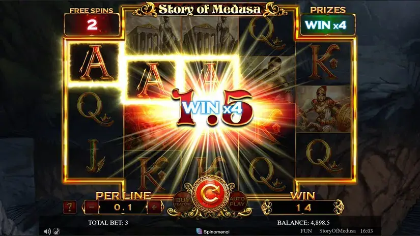 Story Of Medusa slot screenshot 3