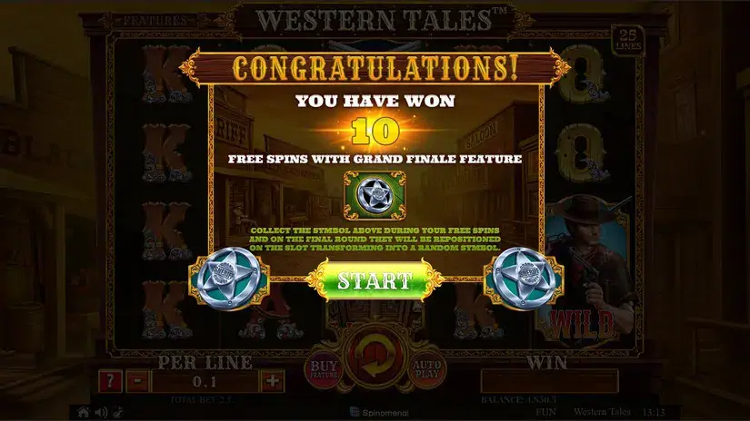Western Tales slot screenshot 3