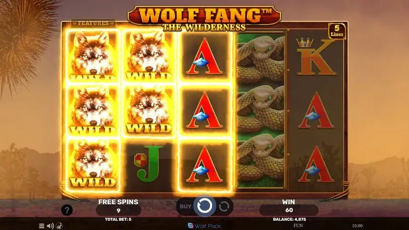 Wolf Fang The Wilderness slot screenshot 4