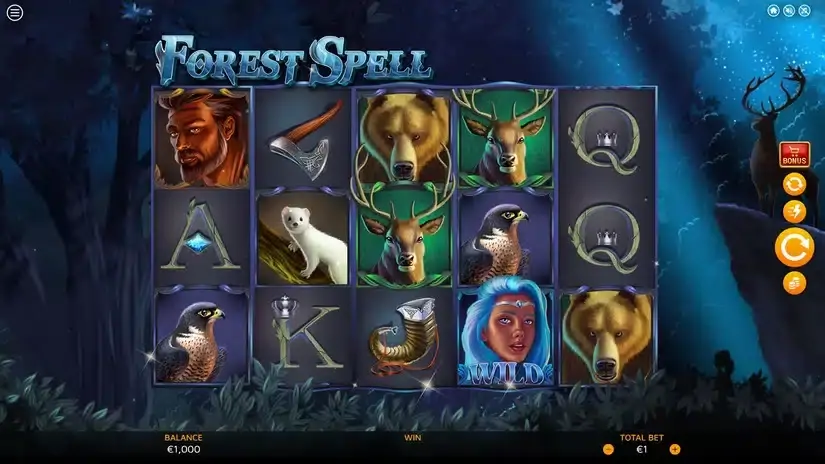 Forest Spell slot screenshot 