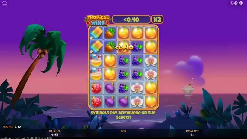 Tropical Wins slot screenshot 4